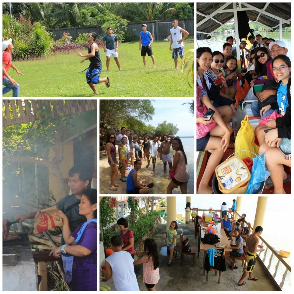 friends playing volleyball in Misamis Occidental white beach