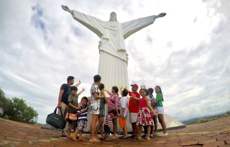 family photo in Christ the Redeemer Caluya Misamis Occidental beaches