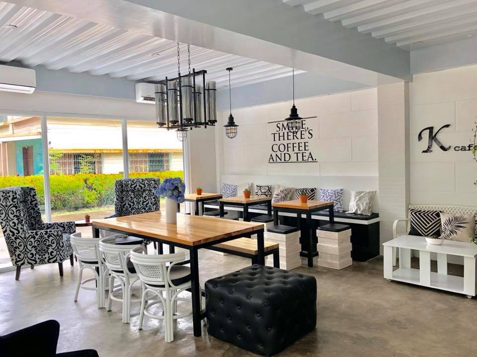 Interior design of cafe selling Misamis Occidental food products