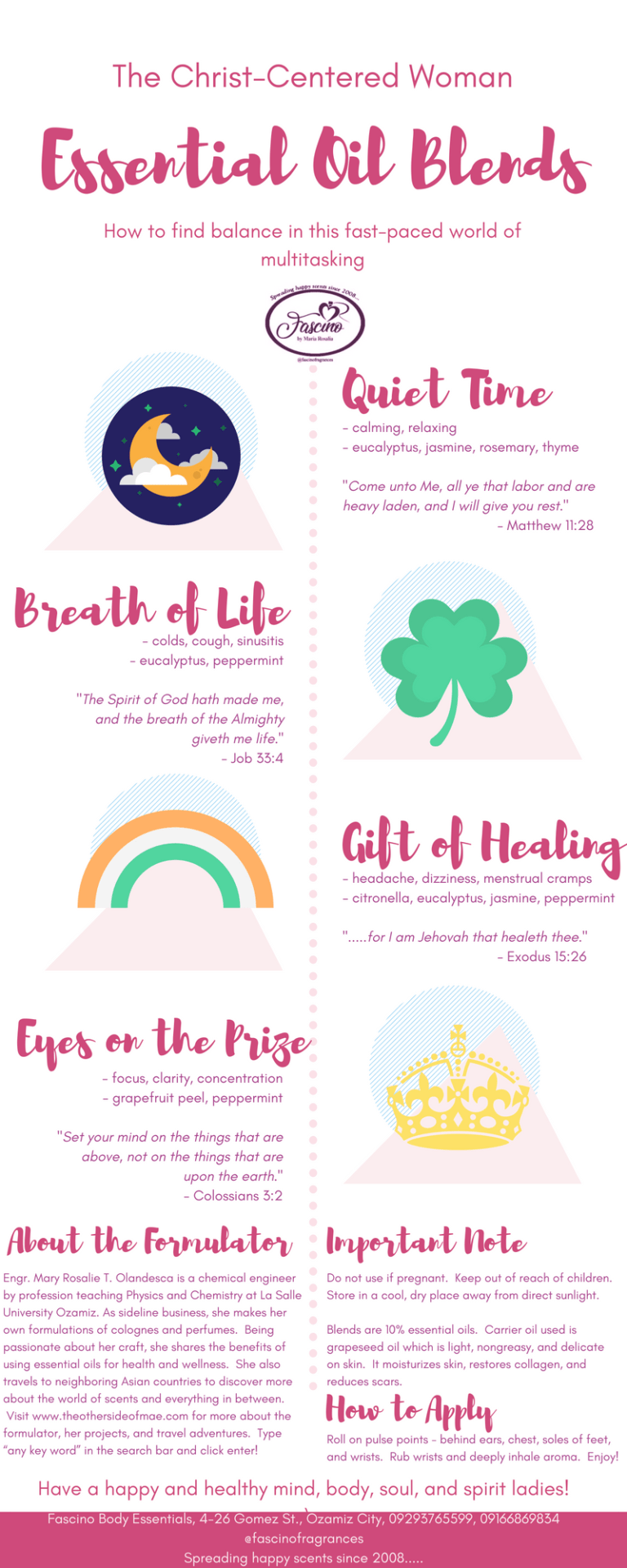 The Christ-Centered Woman Essential Oil Blends