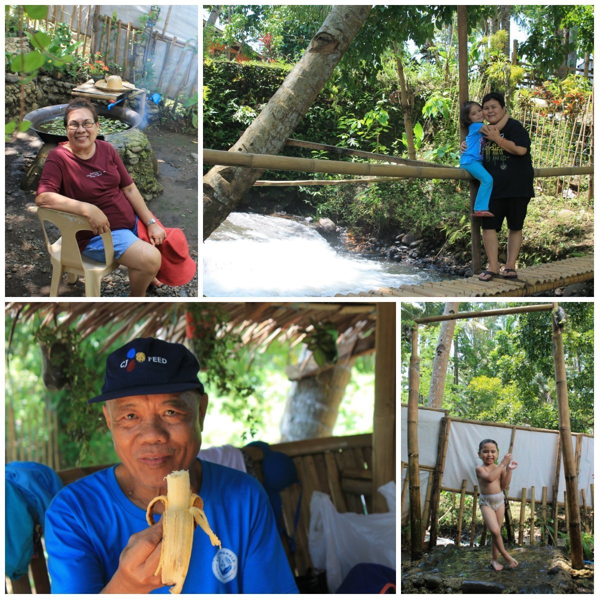 family enjoying kawa bath for Misamis Occidental tourism guide