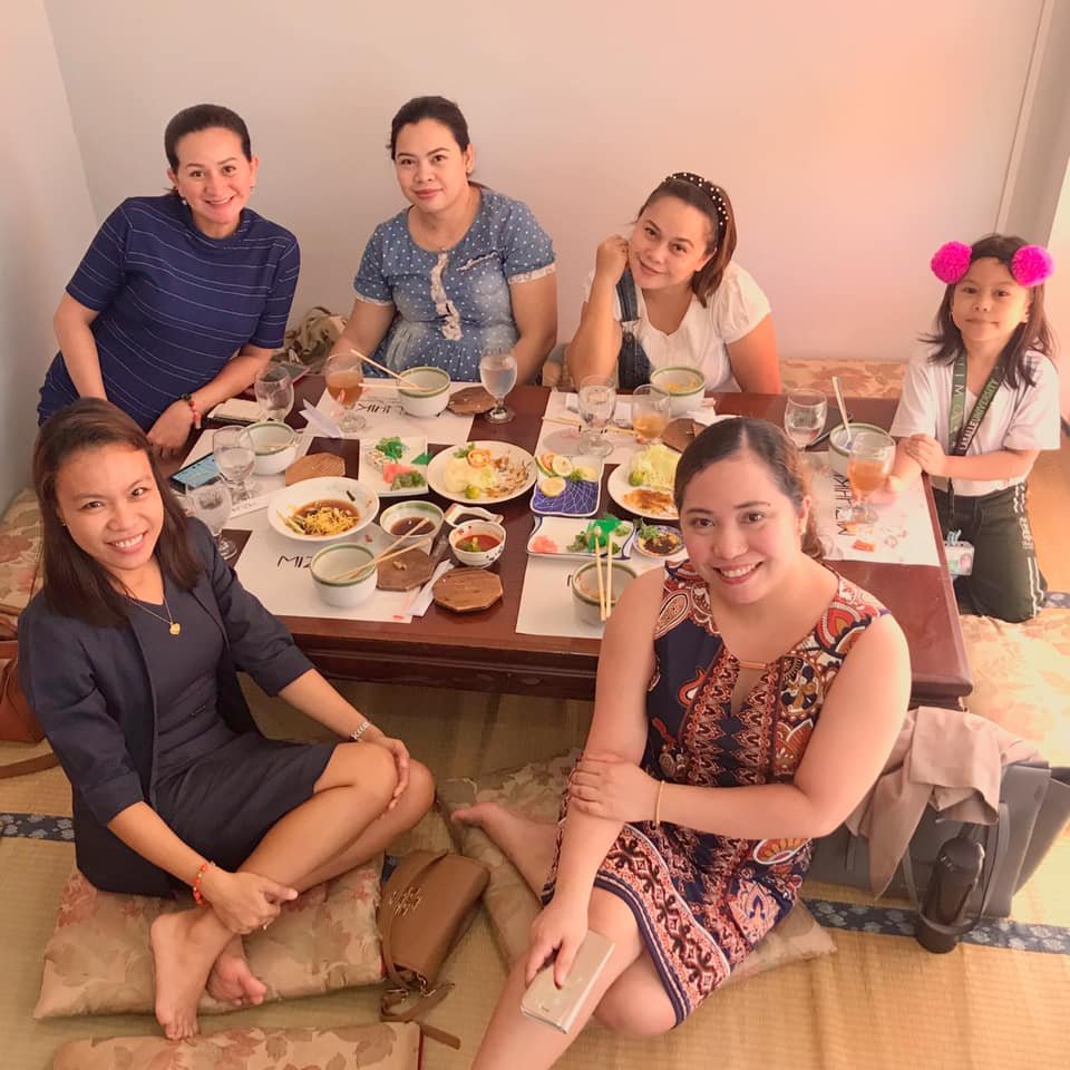 pregnant women sitting in low table in Japanese restaurant in Misamis Occidental