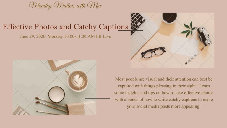 How to Take Effective Photos and Write Catchy Captions