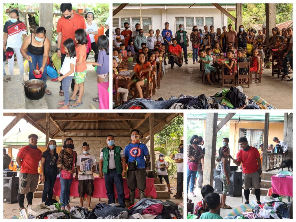 feeding of children in Misamis Occidental mountain