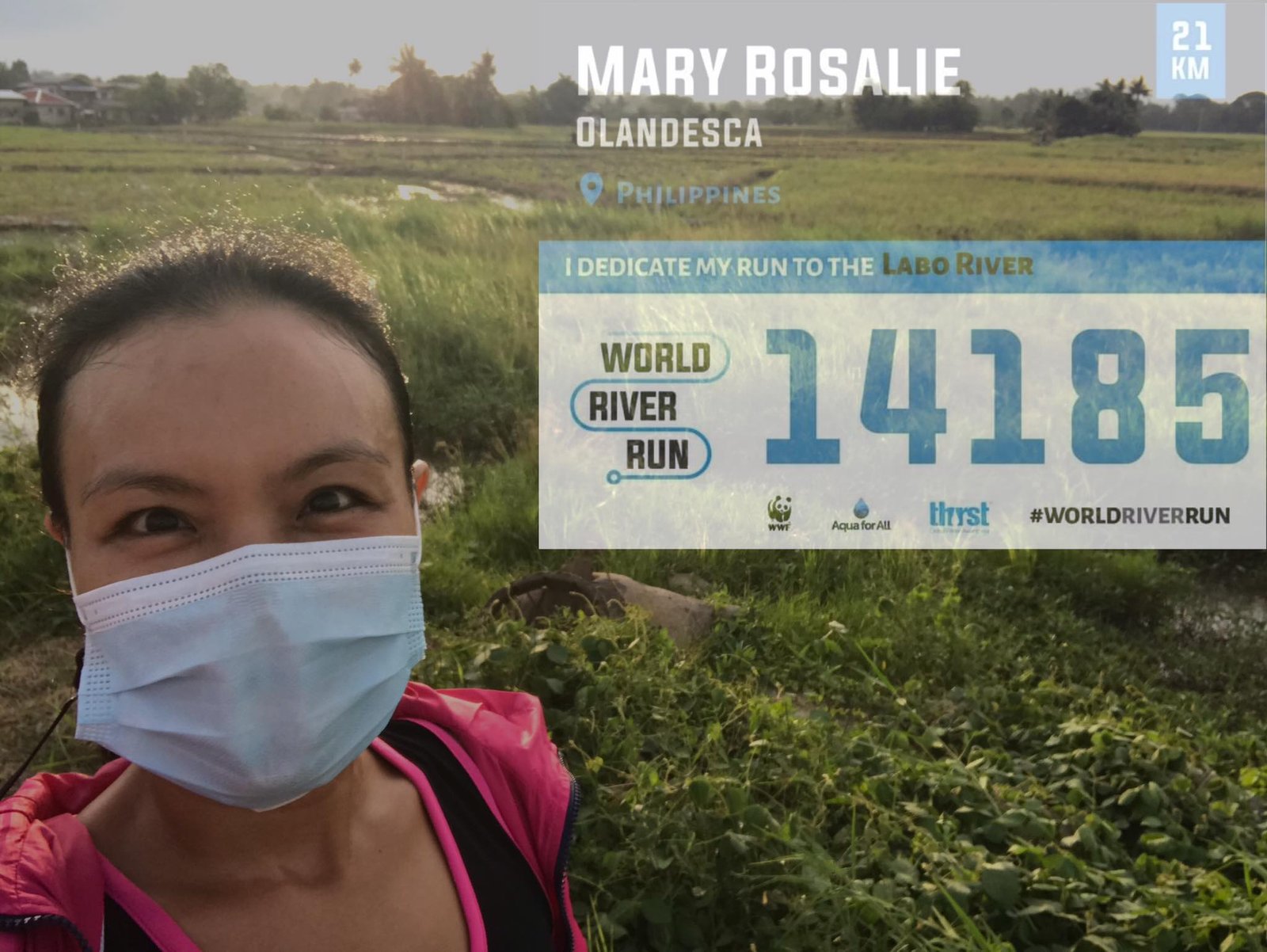 lady running for Misamis Occidental rivers