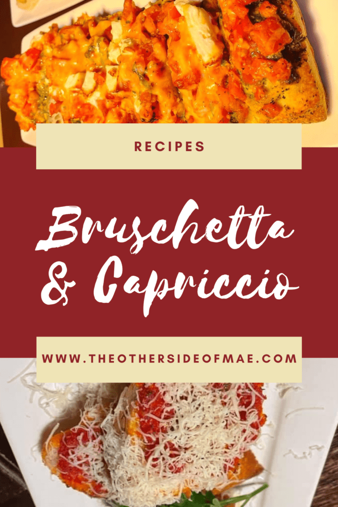 Bruschetta and Capriccio Recipes for International Women's Month