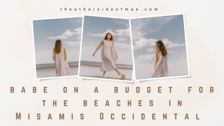 girl in white dress in the beaches in Misamis Occidental
