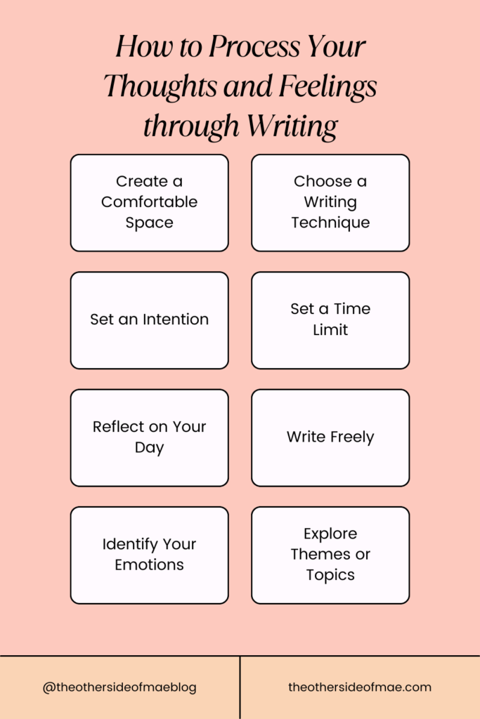 How to Process Your Thoughts and Feelings through Writing