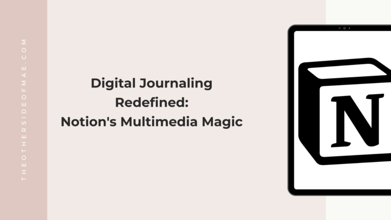 Digital Journaling with Notion