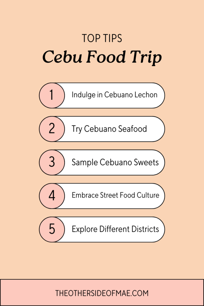 Tips for Cebu Food Trip